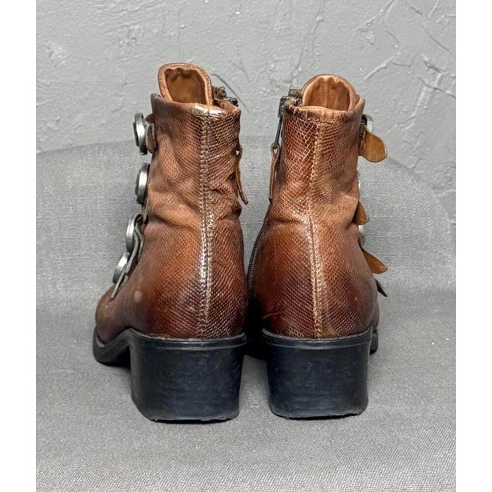 Y2K Buckle Strap Ankle Boots from Miz Mooz size 39 - Picture 4 of 10